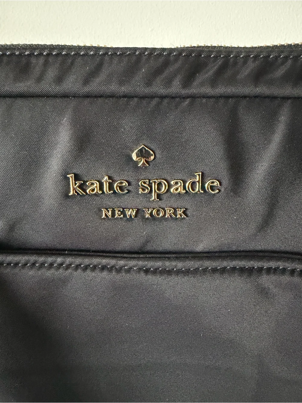 Kate Spade - Black Nylon Laptop Messenger Bag